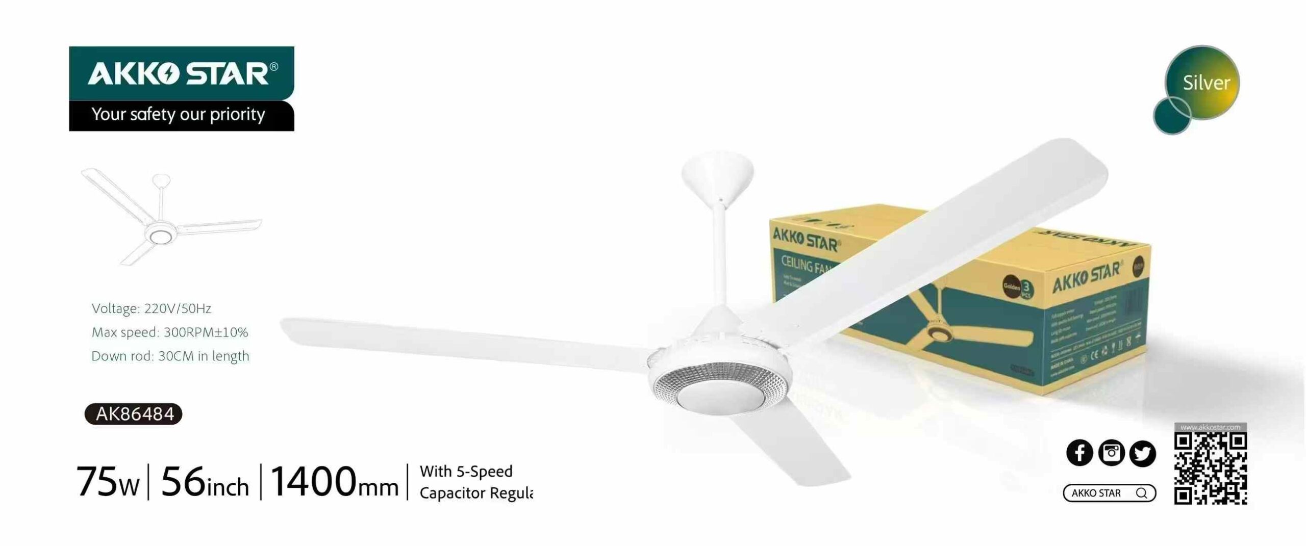 AKKO STAR 56'' FAN 394